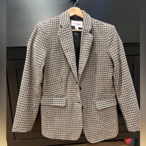 Joe Fresh Black and White Houndstooth Blazer